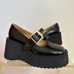 MM6 by Martin Margiela Platform Wedge Mary Jane Size 38